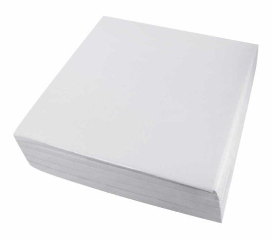 Heavy Weight Cut-Away - Backing Squares 15" x 16"; 250 Pack - White - 3.0oz