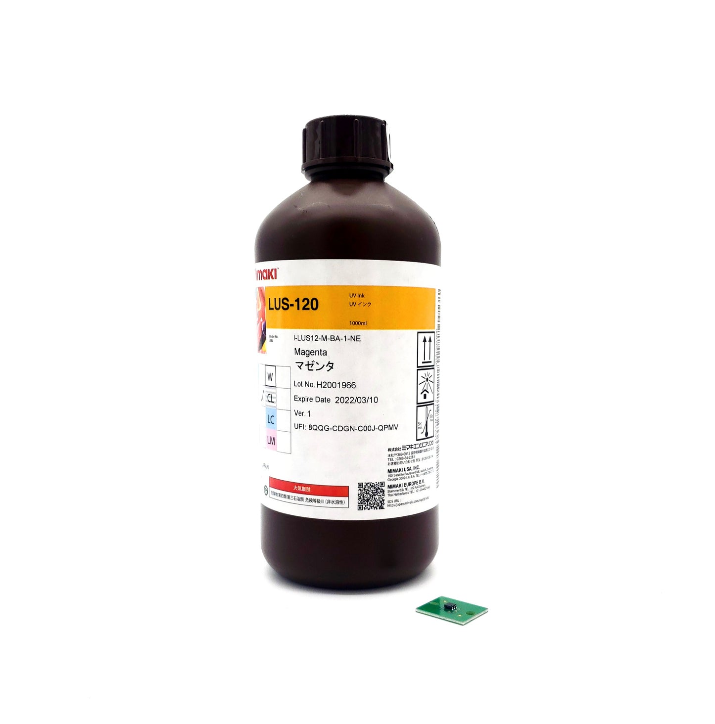 Mimaki LUS-170 - Curable Light Magenta Ink Bottle (1L)