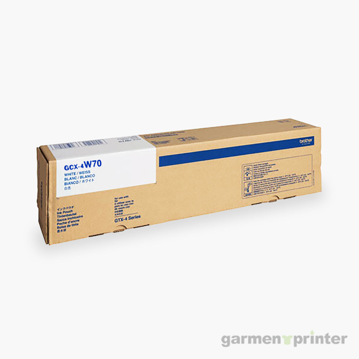 Brother GTX - White Ink (QTY 2 / 700cc)