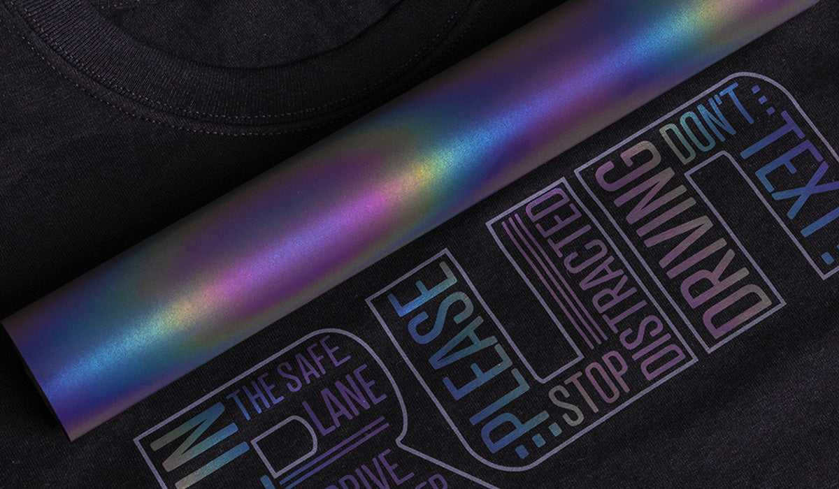Siser - EasyReflective 20"x25yds (Rainbow Black)