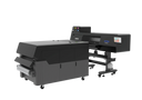 Brother DTRX100 DTF printer and curing unit, 60-degree left view